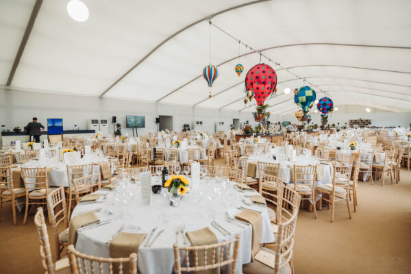 Ascot table set up