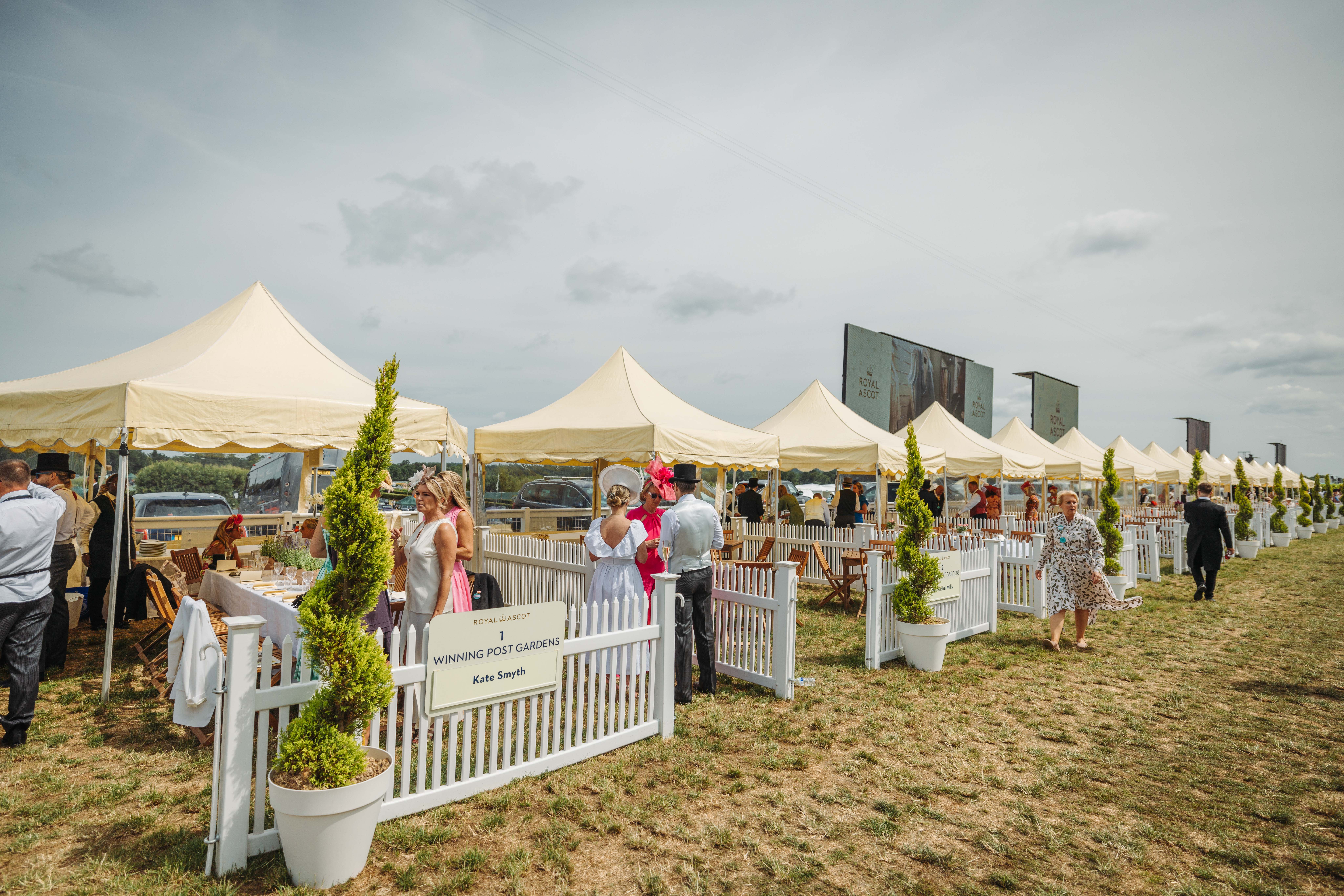 Villiers Club Marquees at Ascot