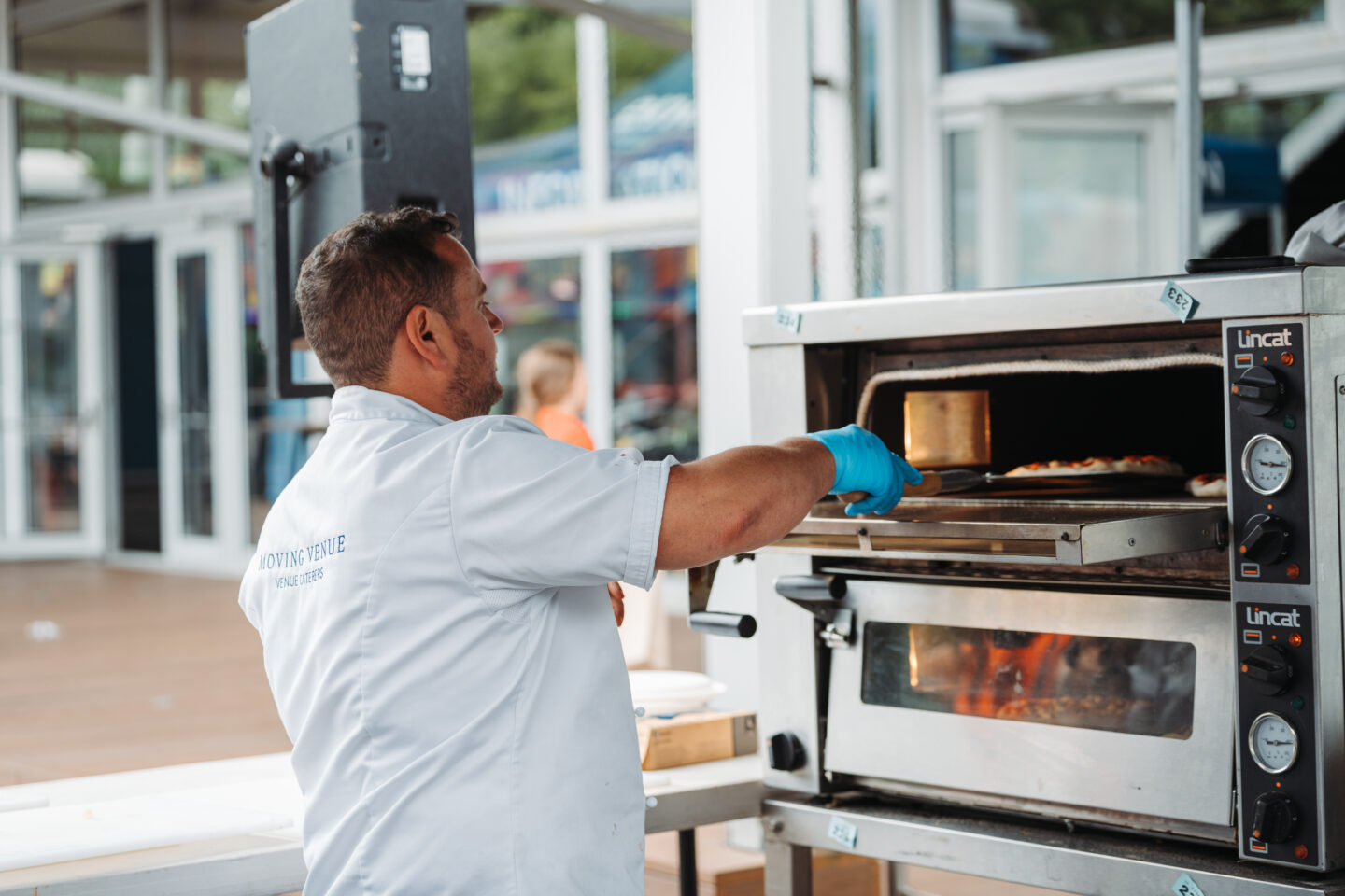 Pizza making at Wandsworth Big Play Out